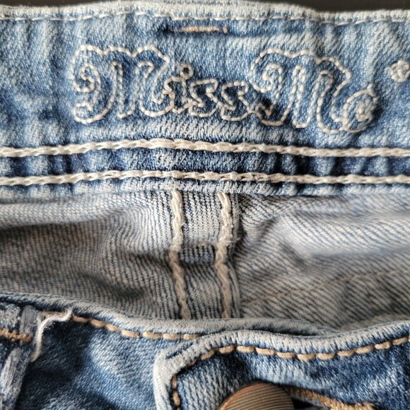 Miss Me Denim Jeans Women’s Sz 26, Sunny Style, Boot Cut, Medium Wash, EUC - Picture 8 of 13